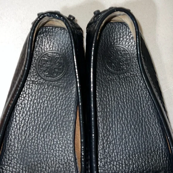 Tory Burch Kendrick Driver Loafers in Blue Size 7.5 - Picture 10 of 14